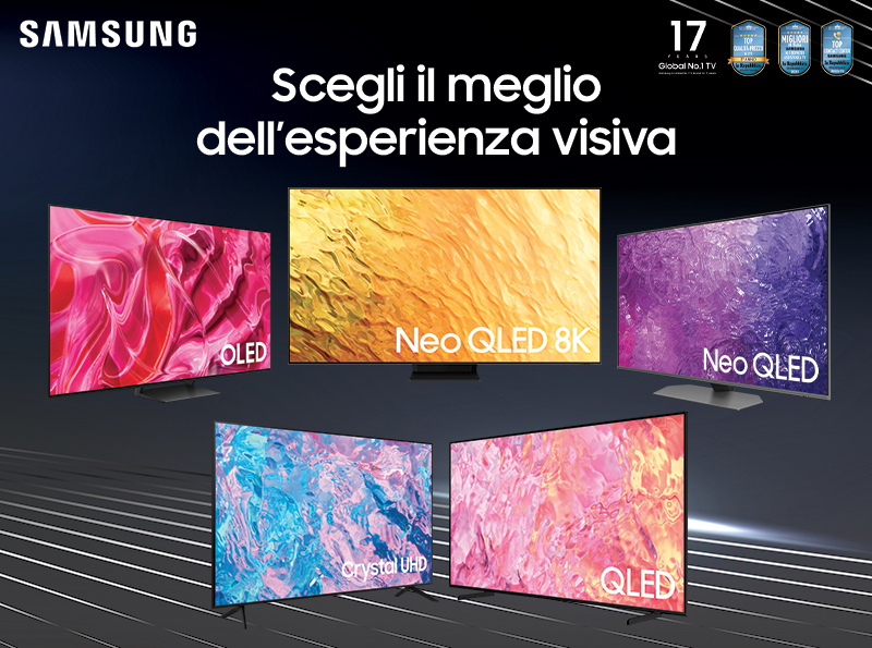 Samsung TV: scegli il meglio dell'esperienza visiva